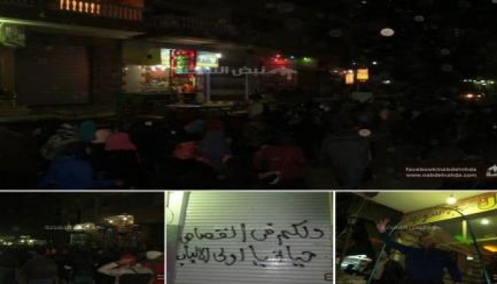 المئات من ثوار الهرم فى مسيرة مسائية ضد الإنقلاب العسكرى