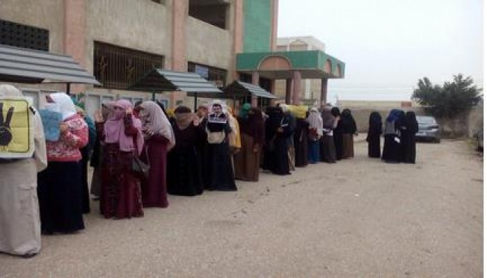 فاعليات طالبات كليه الدراسات الاسلاميه بكفر الشيخ للمطالبه بعوده المفصولات