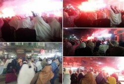 مسيرة ليلية بمدينة اسيوط للمطالبة بالإفراج عن الطلاب المعتقلين