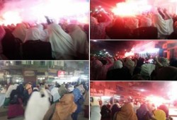 مسيرة ليلية بمدينة اسيوط للمطالبة بالإفراج عن الطلاب المعتقلين