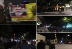 سلسلة بشرية لشباب ضد الانقلاب بالأقصر