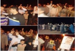 مسيرة ليلية لـ ثوار أجا ضد حكم العسكر