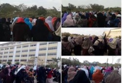 للمرة الثانية طالبات الأزهر ينتفضن ويتحدين أمن الانقلاب