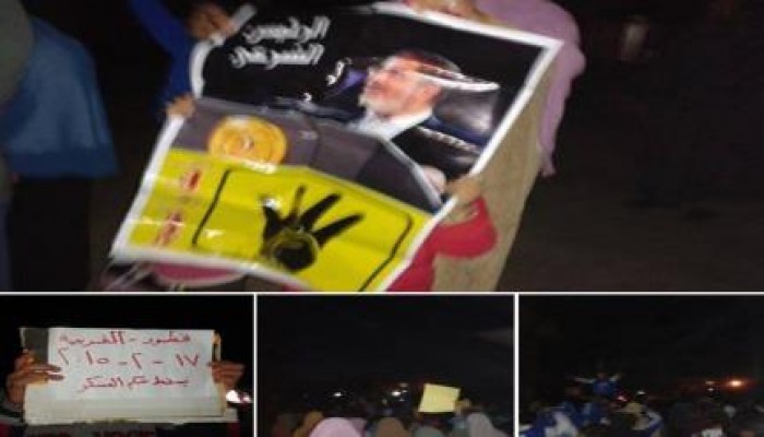 الغربية: مسيرة ليلية حاشدة لثوار قطور رفضا للعدوان الانقلابى على ليبيا