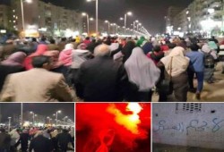 مسيرتين ليليتين لثوار مدينة نصر ضد حكم العسكر