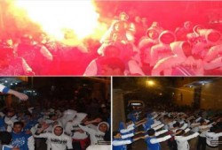 الألتراس يشعل حماس متظاهري أم دينار بشمال الجيزة