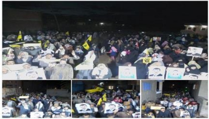 كفر الشيخ: مسيرة حاشدة على رافد الطريق الدولي ببلطيم