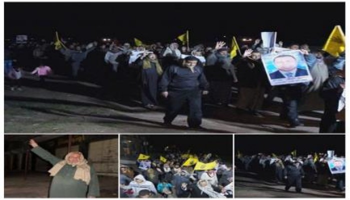 كفر الشيخ: مسيرة ليلية بـ بلطيم رفضا لحكم العسكر