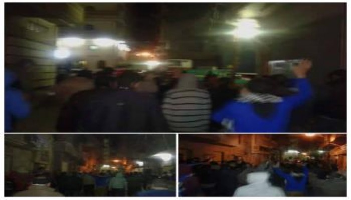 مسيرة ليلية مناهضة لحكم العسكر بالمحلة الكبرى