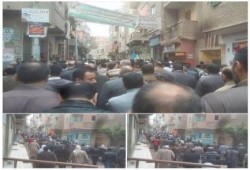 أهالى الدقهلية يودعون شفيق الديب نائب دائرة "ميت غمر" الشرعي بالدموع