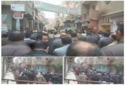 أهالى الدقهلية يودعون شفيق الديب نائب دائرة "ميت غمر" الشرعي بالدموع