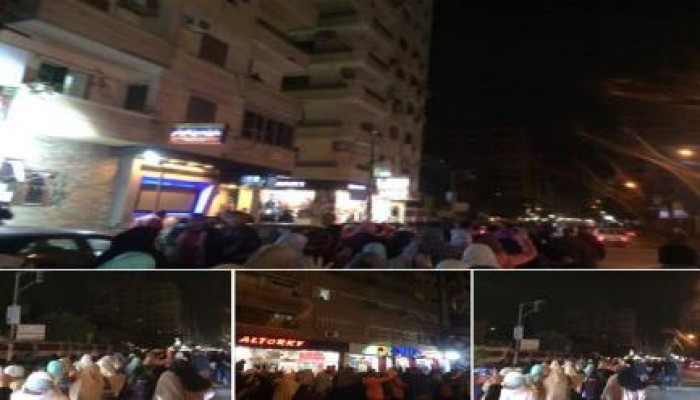 مسيرة ليلية حاشدة بالسادات تندد بالاعتقالات العشوائية