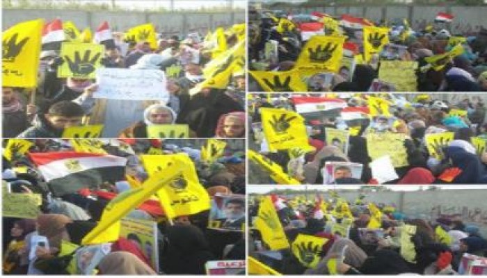 ""الإرهاب صناعة الانقلاب" .. ثوار فاقوس ينتفضون في مسيرة صباحية ضد الانقلاب