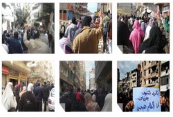 حشود ثوار الإسكندرية تواصل حراكها الثوري في جمعة "الإرهاب صناعة الانقلاب"