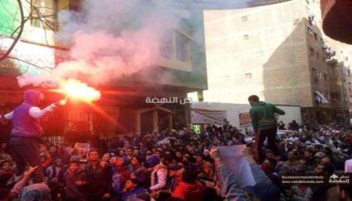 أحرار المنيا والفيوم والجيزة ينددون بجرائم سلطات الانقلاب
