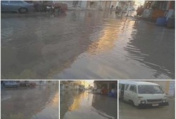 ‏شمال سيناء: انتشار البرك المائية بشمال سيناء عقب سقوط الامطار وسط غياب الاجهزة المحلية