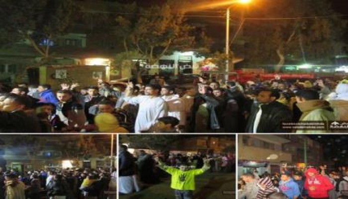 مسيرة ليلية حاشدة لثوار الجيزة ضد حكم العسكر