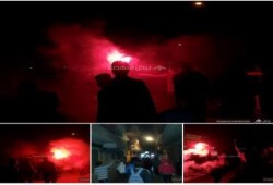 فراشة ليلية لشباب ضد الانقلاب بالعياط  ضمن فاعليات "الارهاب صناعة الانقلاب"