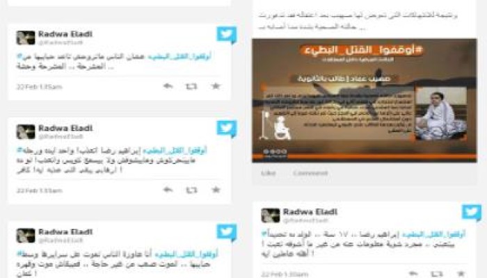 تواصل حملة أوقفوا القتل البطيء لليوم الرابع بعد وفاة معتقل بـالمنصورة