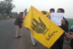 ثوار فاقوس يواصلون فعاليات "الإرهاب صناعة الانقلاب"