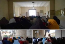 البحيرة: حرائر أزهر دمنهور ينتفضن بمسيره حاشده تحت شعار "رصّوا الصفوف"