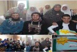 وفد نسائي في ضيافة مصابي مجازر العسكر