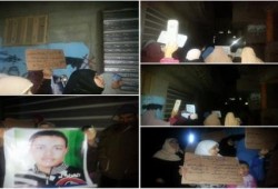 الغربية: وقفة ليلية لنساء ضد الانقلاب بمركز سمنود