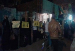 المنيا: وقفة ومسيرة ليلية لحرائر ملوي ضمن فاعليات "الإرهاب صناعة الانقلاب"