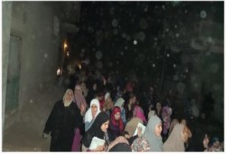 مسيرة ليلية بقرية السكاكرة بأسبوع الإرهاب صناعة الانقلاب