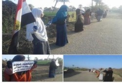 سلسلة بشرية صباحية لثوار الصالحية