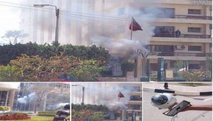 إشعال مكتب مدير أمن جامعة الفيوم بعد اعتقال 5 طلاب