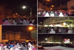 مسيرة ليلية لثوار مدينة السادات ضمن فعاليات "الإرهاب صناعة الانقلاب"