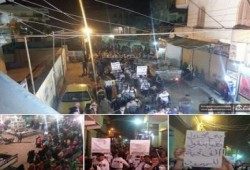 مسيرة ليلية لألتراس مصر سياسي بـ بني مجدول للقصاص للشهداء