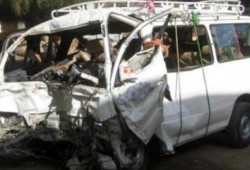 مصرع وإصابة 16 في انقلاب ميكروباص بطريق السويس - القاهرة