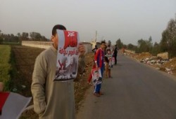 الشرقية:  سلاسل بشرية لثوار أبوكبير فى جمعة "أنقذوا مصر"