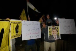 شمال سيناء: وقفة ليلية لتحالف دعم الشرعية بـ بئر العبد ببداية أسبوع أنقذوا مصر