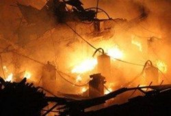 استخراج 3 جثث متفحمة من داخل مصنع الطوب المحترق بالغربية