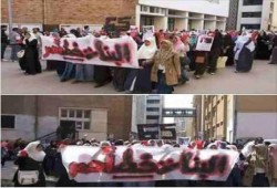 بالصور.. طلاب جامعة الإسكندرية وحلوان يواصلون فعاليات "ثورة حرم"