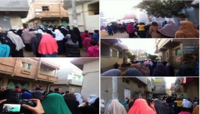 دمياط: مسيرة حاشدة لطلاب ضد الانقلاب بالزرقا في إستقبال أحد الأحرار