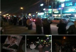 ثوار القاهرة الجديدة يتحدون داخلية الانقلاب بمسيرة ليلية بالقاهرة الجديدة