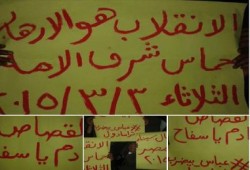 شمال سيناء: وقفة ليلية بمركز بئر العبد فى أسبوع "أنقذوا مصر"