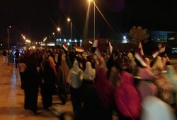 الشرقية:  مسيرة ليلية لثوار العاشر من رمضان بالمجاورة 45 و46