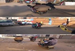 دمياط: مسيرة بالدراجات البخارية لشباب ضد الانقلاب بمركز دمياط