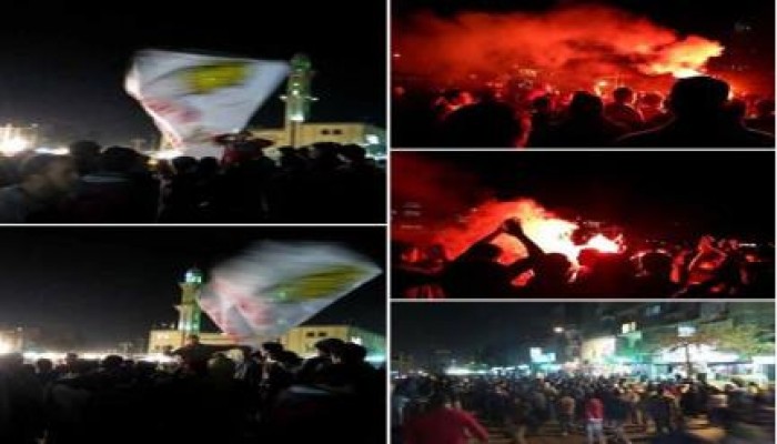 مسيرتين ليليتين حاشدتين بالمطرية والحلمية ضد حكم العسكر