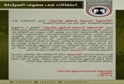 بيان "التنسيقية المصرية للحقوق والحريات"  بشأن الاعتقالات في صفوف الصيادلة