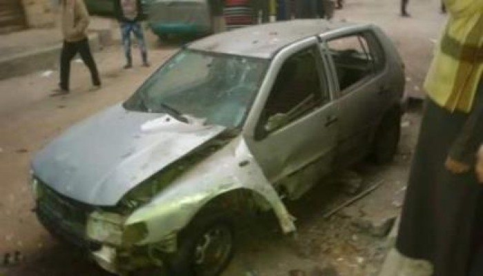 حركة المقاومة الشعبية تتبنى تفجير سيارة أحد ضباط الشرطة بالفيوم