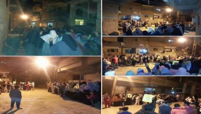 الغربية:  وقفه احتجاجيه لتحالف دعم الشرعيه بمركز سمنود