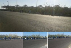 سلسلة بشرية لثوار ادكو ضمن فاعليات مليونية  "مصر مش للبيع"