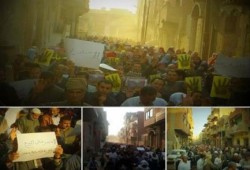 " مصر مش للبيع "عشرات الآلاف في 10 مسيرات حاشدة   لثوار الفيوم رفضا للانقلاب