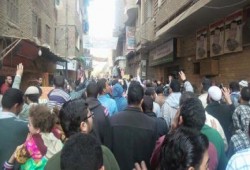 ثوار إمبابة يتحدون الأمن بمسيرة حاشدة ضمن فعاليا "مصر مش للبيع"